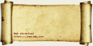 Dijana Isidorović vizit kartica